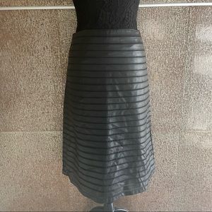 Vintage faux leather skirt